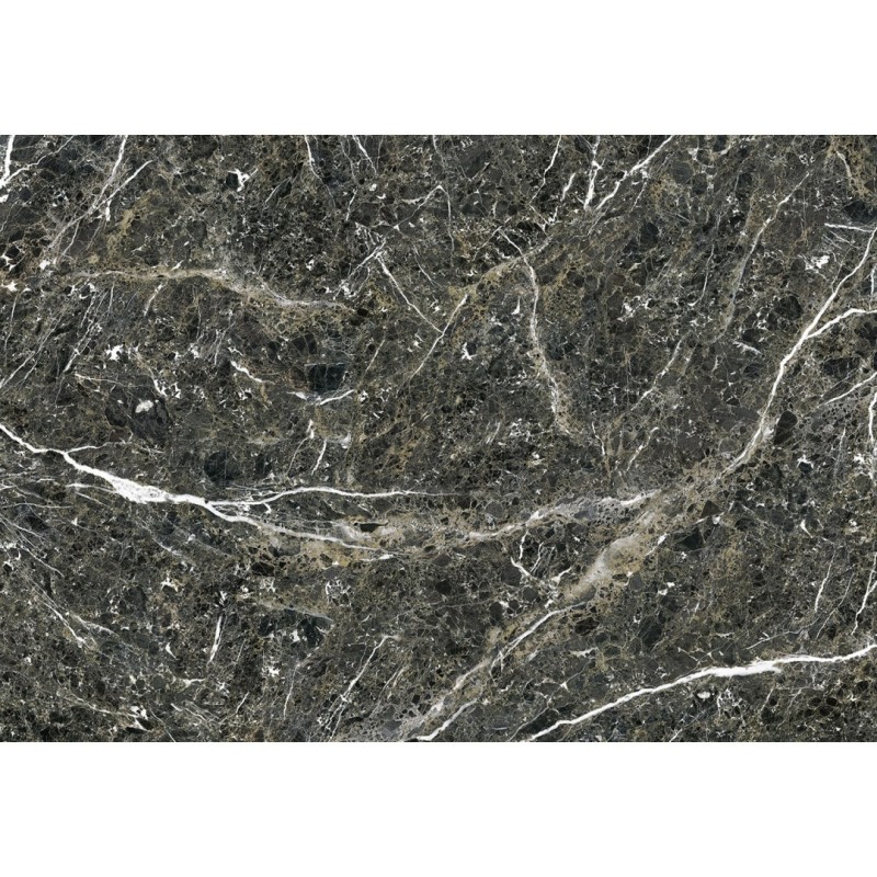 CUST-LPM019 | Anthracite Emperador marble panoramic wall mural