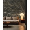 CUST-LPM019 | Anthracite Emperador marble panoramic wall mural