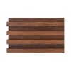  Fluted mdf panel | WPC wall cladding | Brown Wood