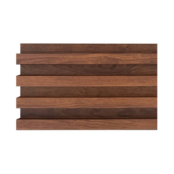  Fluted mdf panel | WPC wall cladding | Brown Wood