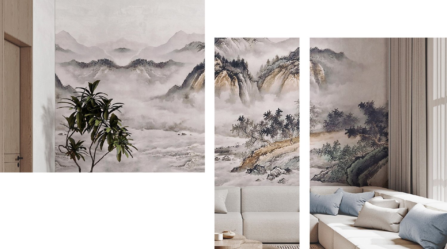 oriental mural wallpaper