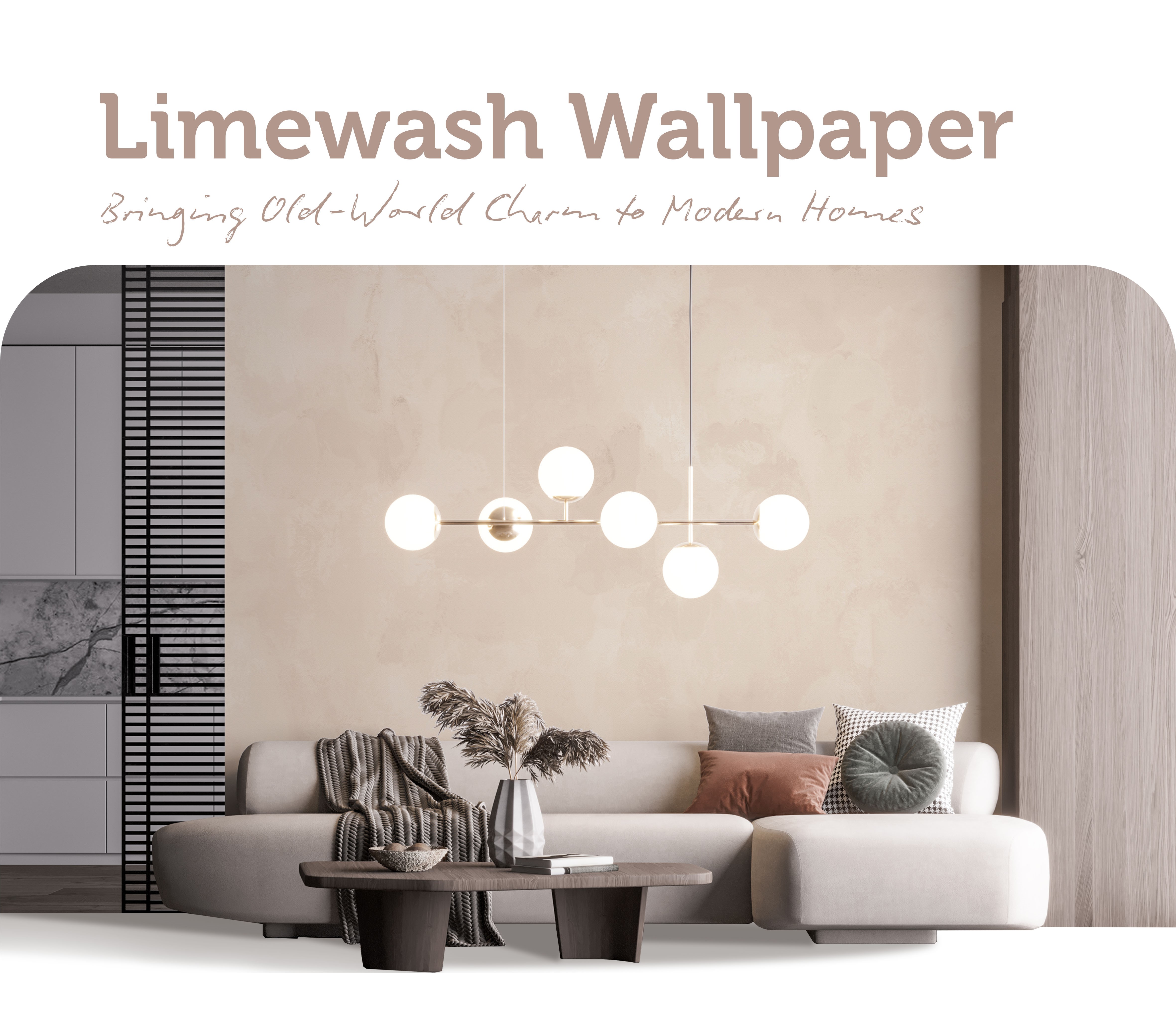 Limewash wallpaper is here to meet the increasingly sophisticated needs