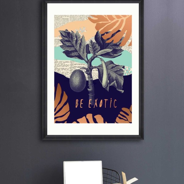 MINDTHEGAP | BE EXOTIC Framed Art