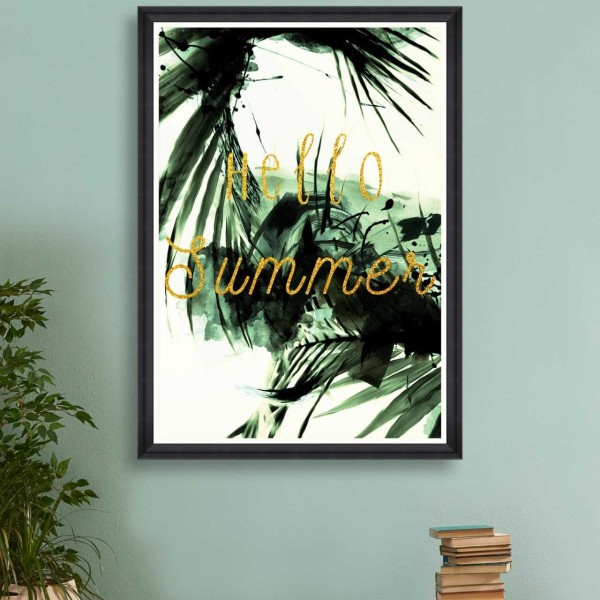 MINDTHEGAP | HELLO SUMMER Framed Art