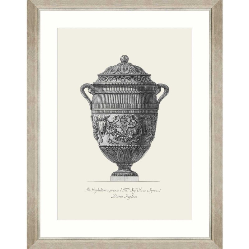 MINDTHEGAP | ANTIQUE URN Framed Art