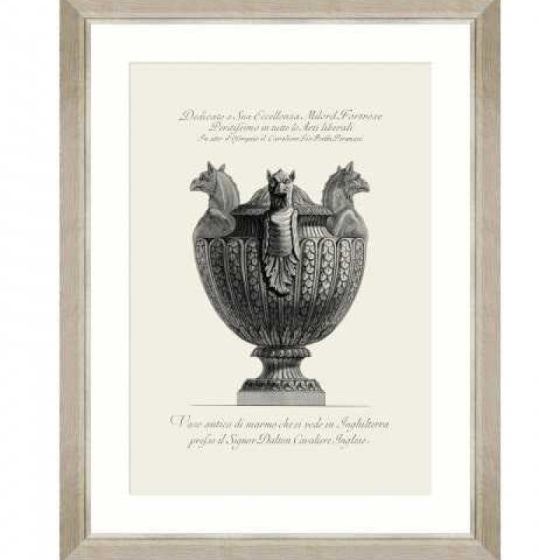 MINDTHEGAP | ANTIQUE URN Framed Art