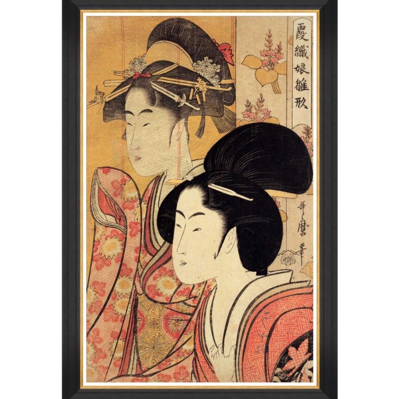 MINDTHEGAP | BY KITAGAWA UTAMARO Framed Art