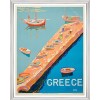 MINDTHEGAP | GREECE TRAVELS POSTERS Framed Art