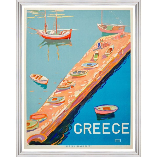 MINDTHEGAP | GREECE TRAVELS POSTERS Framed Art