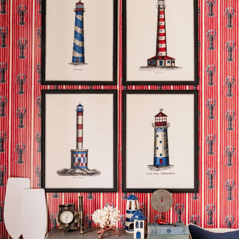 MINDTHEGAP | LIGHTHOUSE DRAWINGS Framed Art