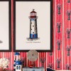 MINDTHEGAP | LIGHTHOUSE DRAWINGS Framed Art