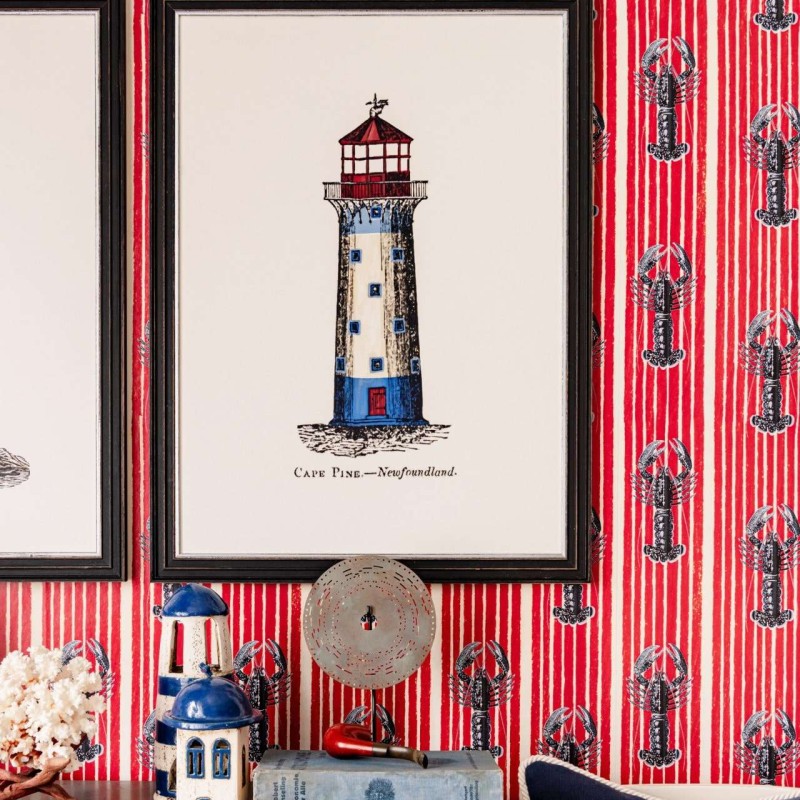 MINDTHEGAP | LIGHTHOUSE DRAWINGS Framed Art