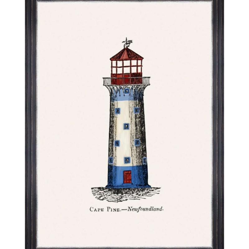 MINDTHEGAP | LIGHTHOUSE DRAWINGS Framed Art