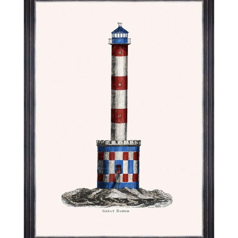 MINDTHEGAP | LIGHTHOUSE DRAWINGS Framed Art