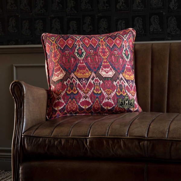 MINDTHEGAP | UZBEK IKAT Linen Cushion | LC40037