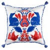 MINDTHEGAP | FOLK EMBROIDERY Linen Embroidered Cushion | LC40080