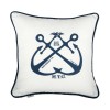 MINDTHEGAP | VINTAGE ANCHORS Linen Embroidered Cushion | LC40106