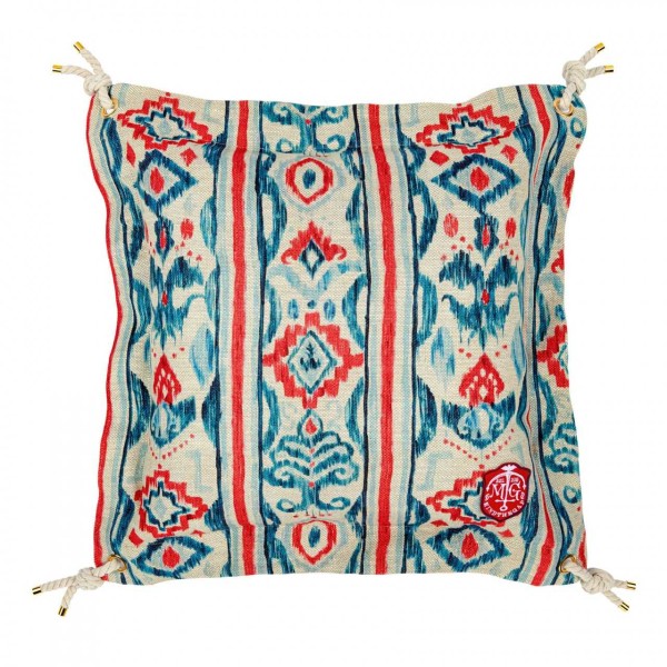 MINDTHEGAP | MEDITERRANEO IKAT Cushion | LC40111