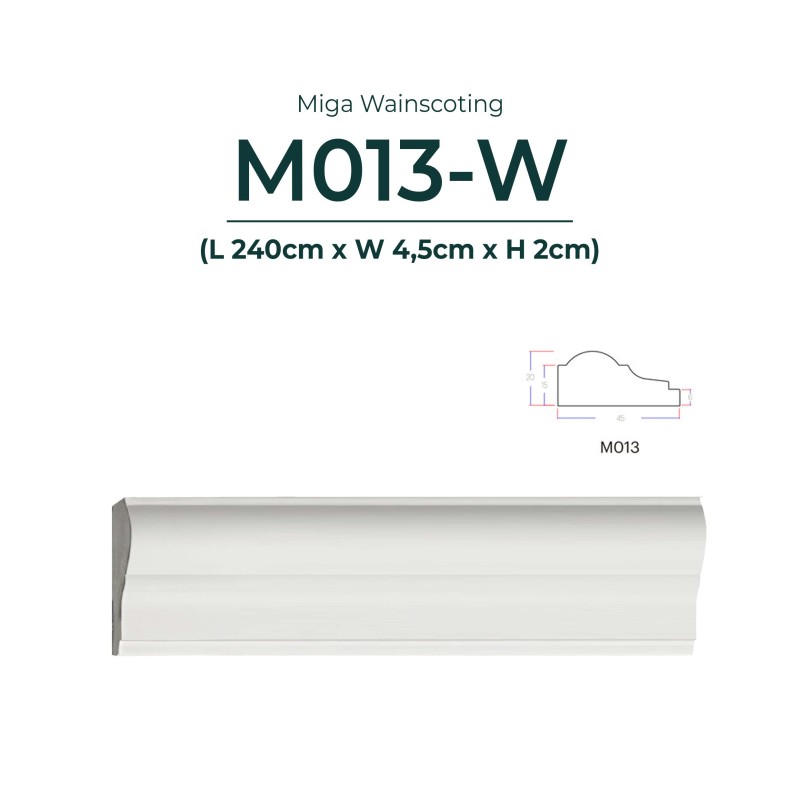 Wainscotting wood paneling | Moulding wall | M013-W