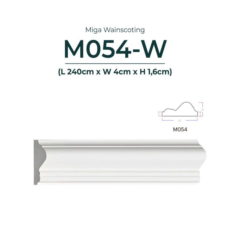 Wainscotting wood paneling | Moulding wall | M054-W