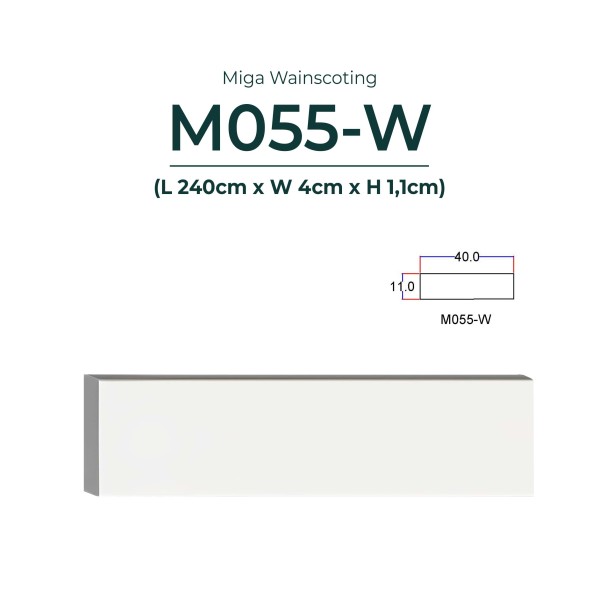 Wainscotting wood paneling | Moulding wall | M055-W