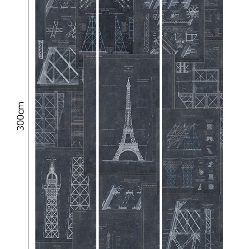 MINDTHEGAP | Grand Eiffel Blue | WP20219