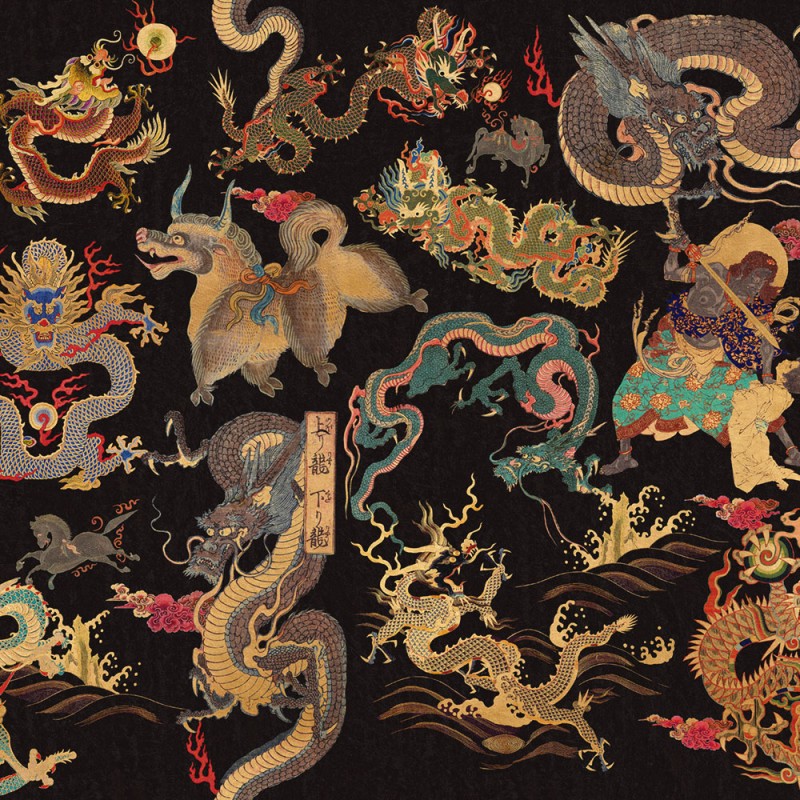 MINDTHEGAP | The Wallpaper Compendium | DRAGONS OF TIBET | WP20425