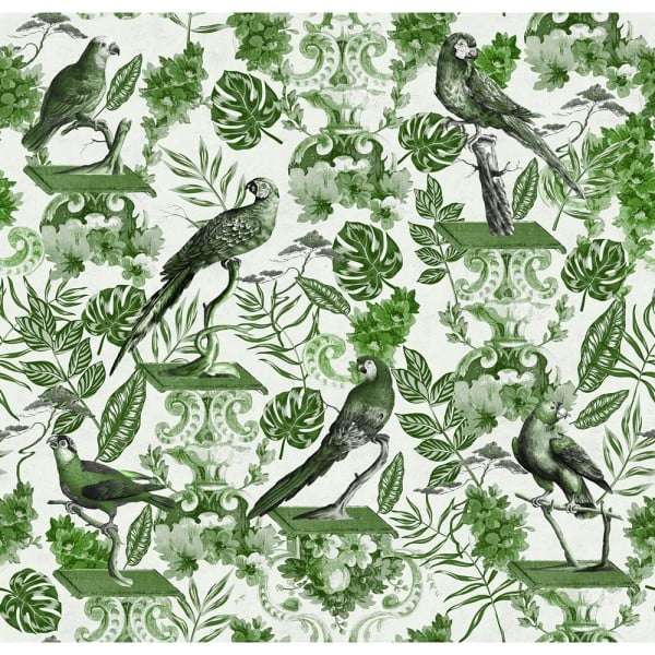 MINDTHEGAP | The Wallpaper Compendium | La Voliere Green | WP20438