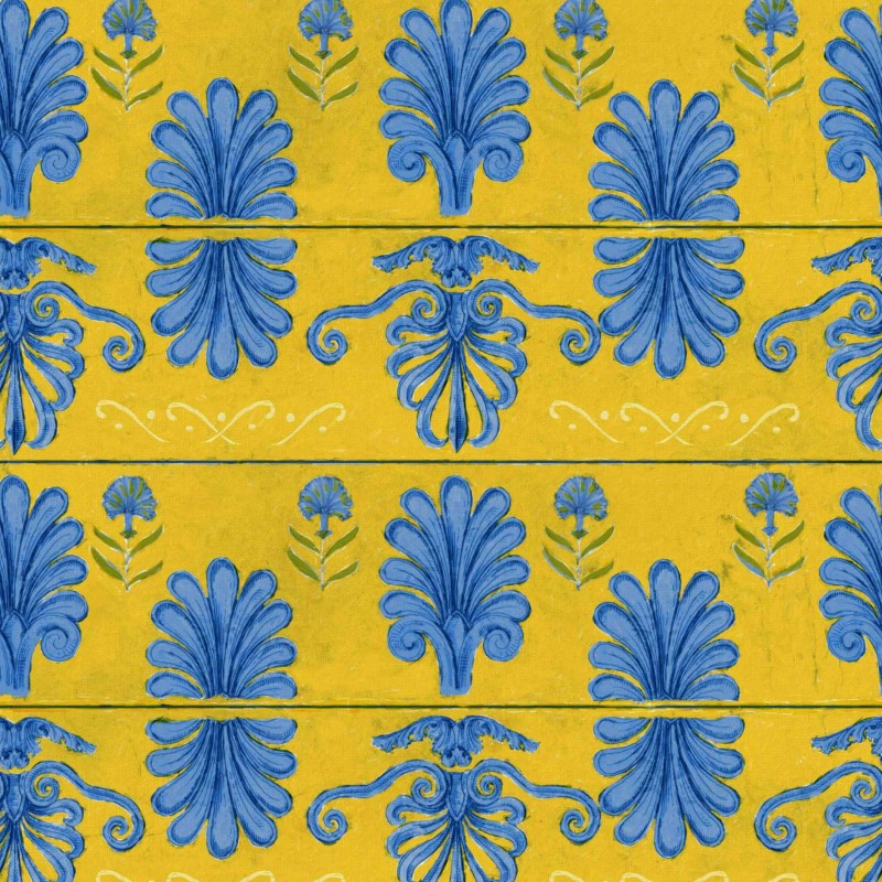 MINDTHEGAP | MYKONOS VILLA MOTIF Lemon | WP30044