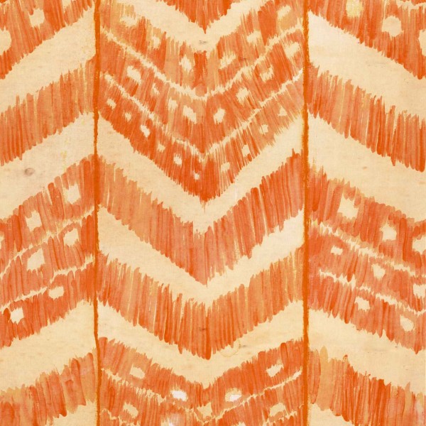 MINDTHEGAP | TURKISH IKAT Tangerine | WP30058