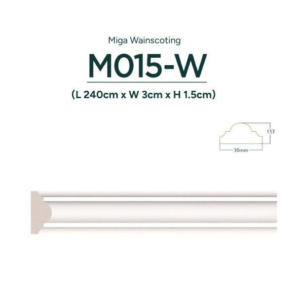 Wainscotting wood paneling | Moulding wall | M015-W