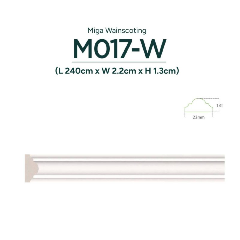 Wainscotting wood paneling | Moulding wall | M017-W