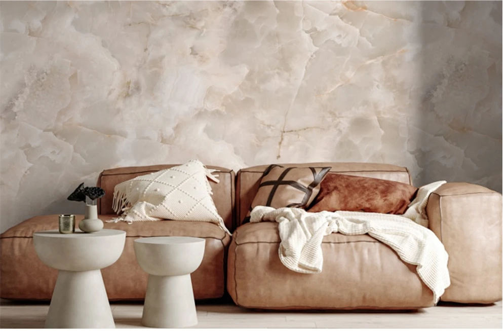 Beige marble wallpaper