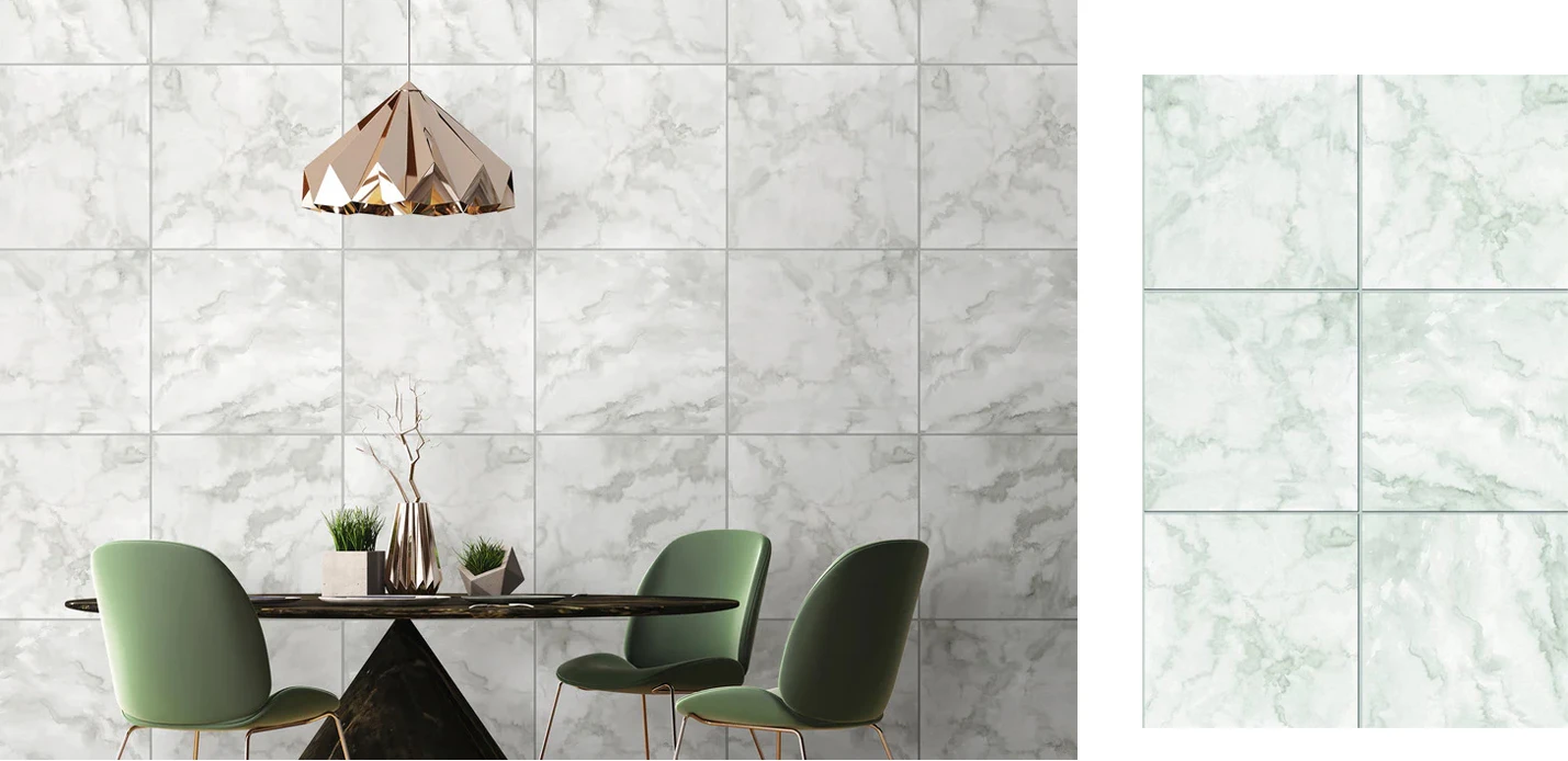 Marble-Effect Wallpaper for Classic and Luxurious Interior