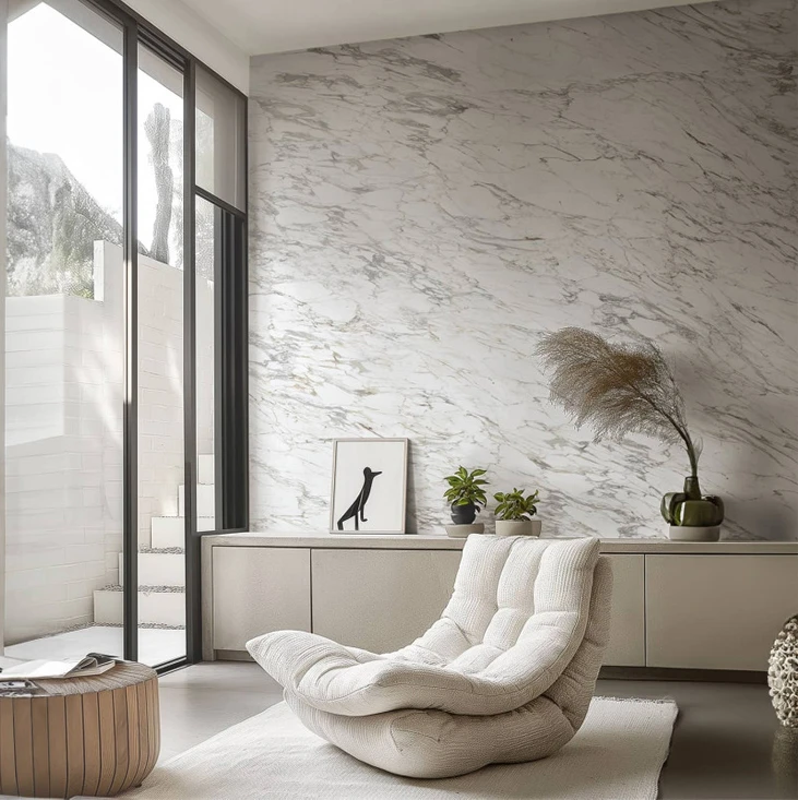 marble wallpaper for HDB