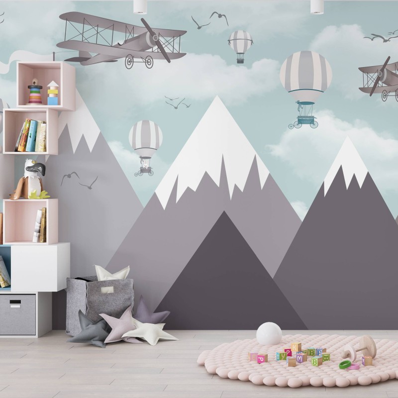 TM | Grey Mountains and Planes | MUR5034