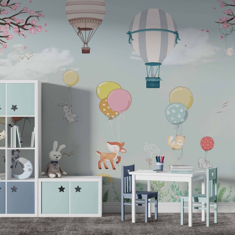 TM | Animals on Balloon | MUR5074A