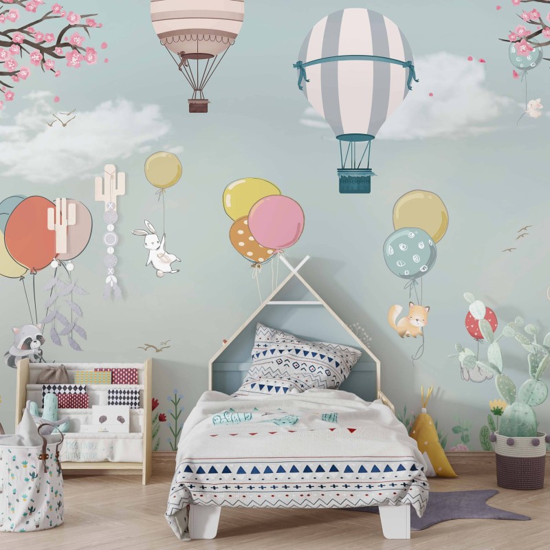 TM | Animals on Balloon | MUR5074A