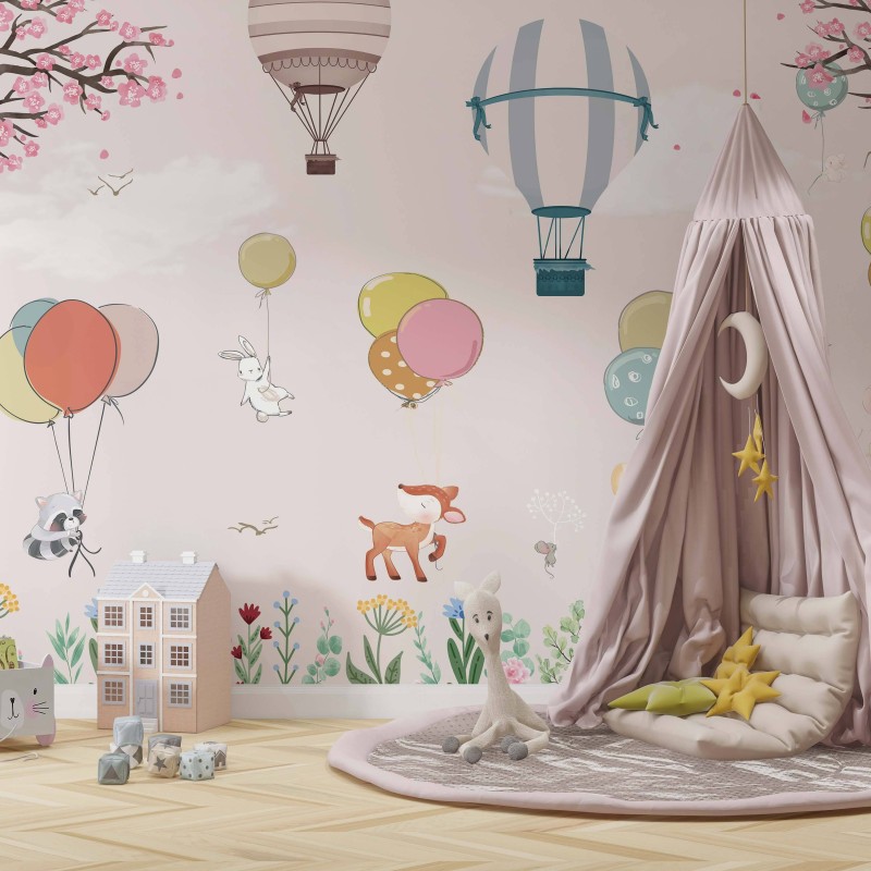 TM | Balloon on Pink Sky | MUR5074B