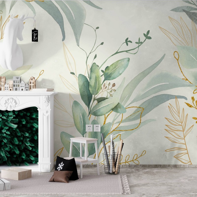 TM | Greenish Gold Leaves | MUR7327