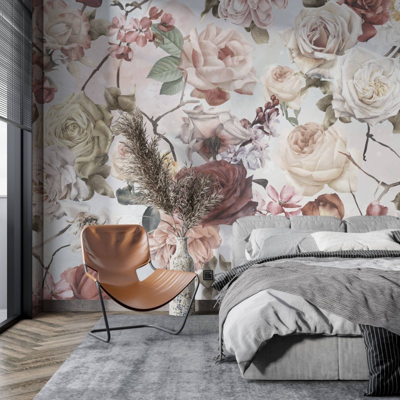 TM | Roses Colorées | MUR7343