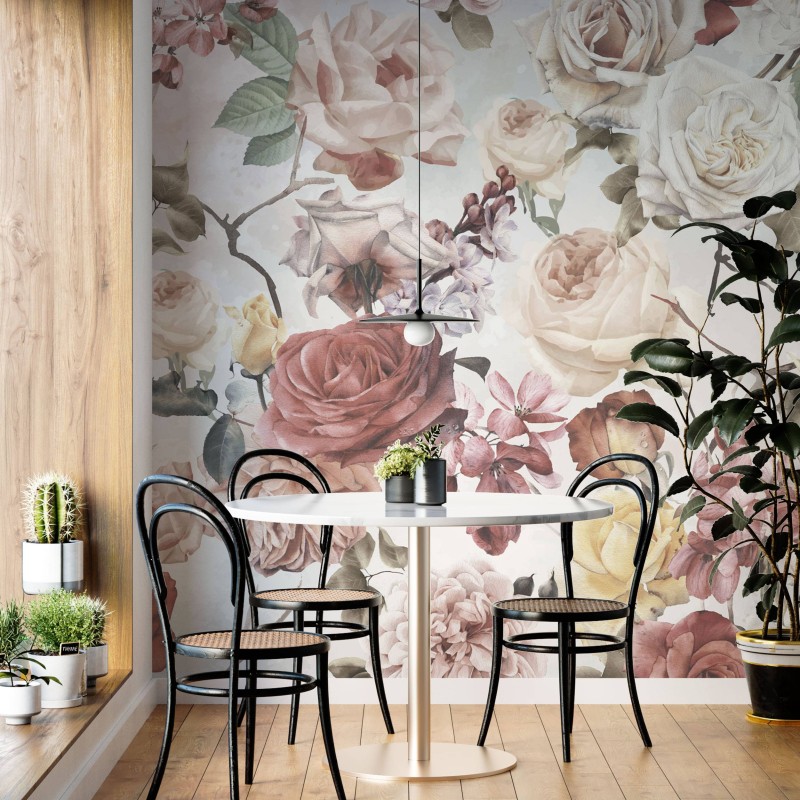 TM | Roses Colorées | MUR7343