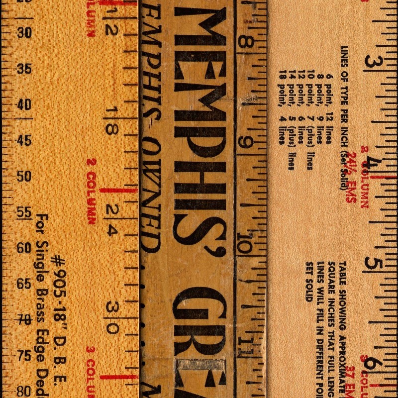 NLXL | European Wallpaper | MRV-06 Large Printed Rulers