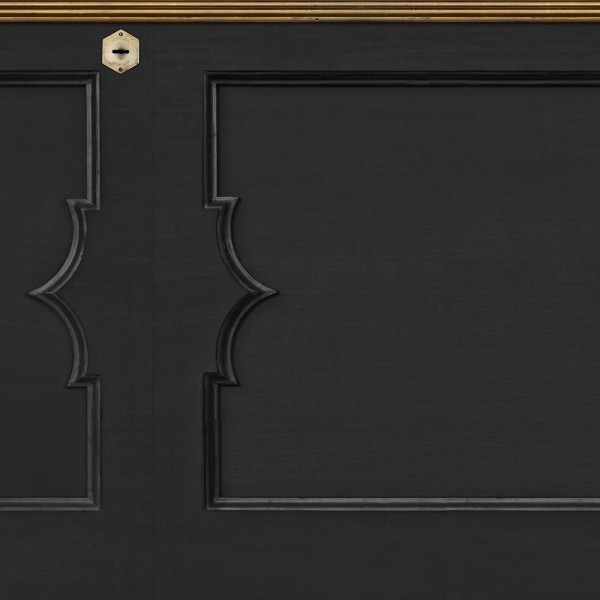 NLXL | European Wallpaper | MRV-24 black wainscoting