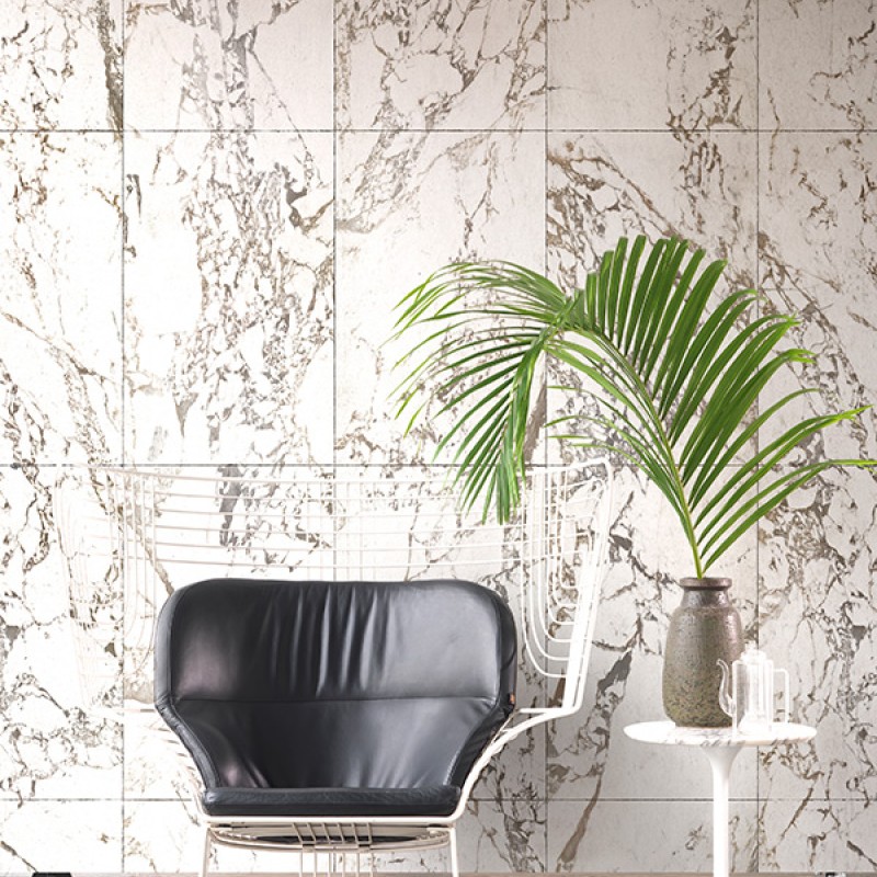 NLXL / PHM-41A WHITE MARBLE MATERIALS WALLPAPER