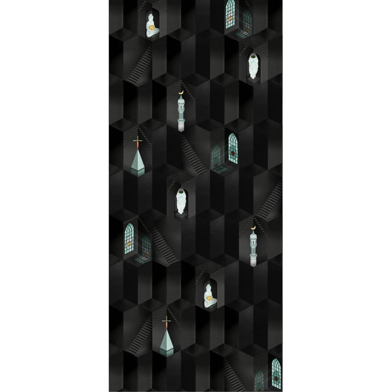 NLXL | European Wallpaper | SUZ-02 Midnight Black