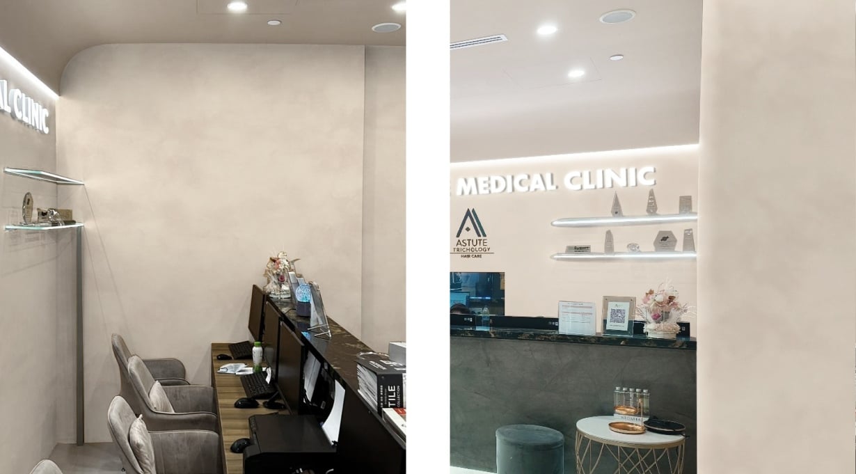 Clean and Elegant Clinic with White Wallpaper