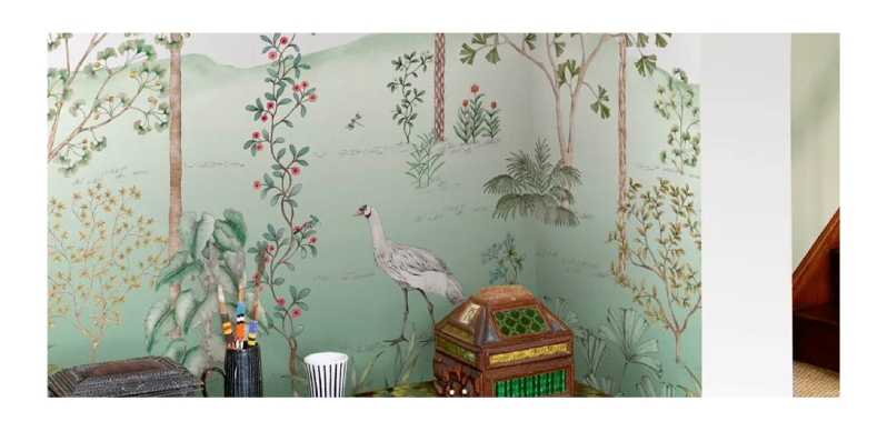 scandinavian inspired wallpaper by HONPO wall covering Singapore