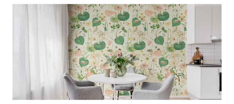Greenery Wallpaper by HONPO Wall covering Singapore