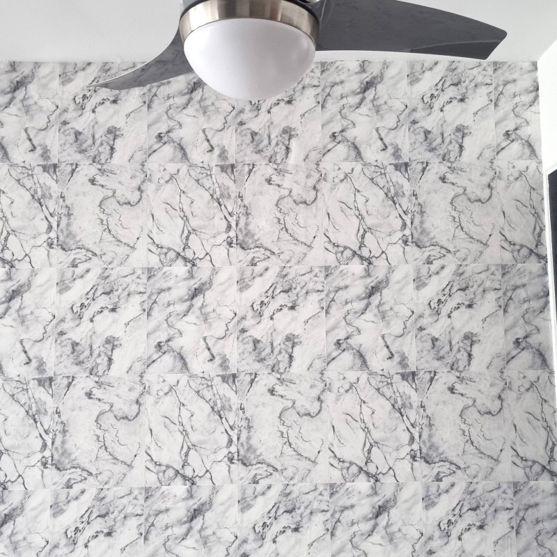 KOZIEL | White Gray Marble Wallpaper | 8888-220